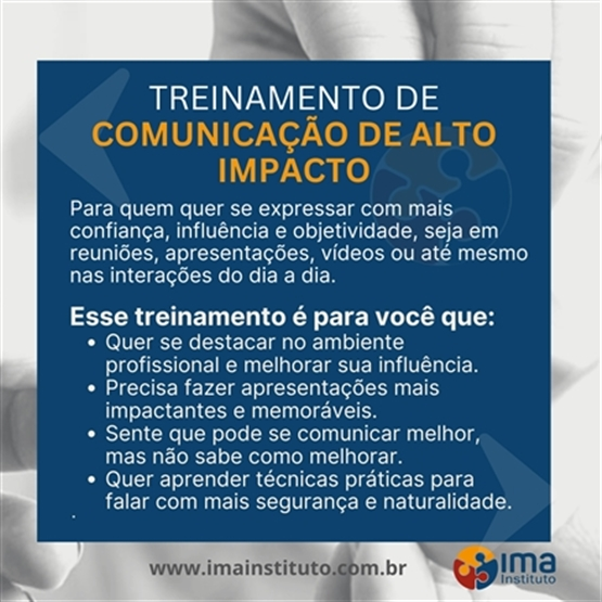 Treinamento de Comunicação de Alto Impacto para Profissionais